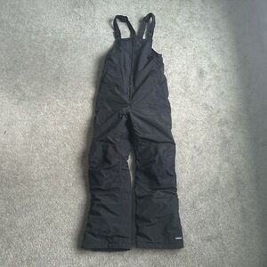 Kids Black Snow Bib